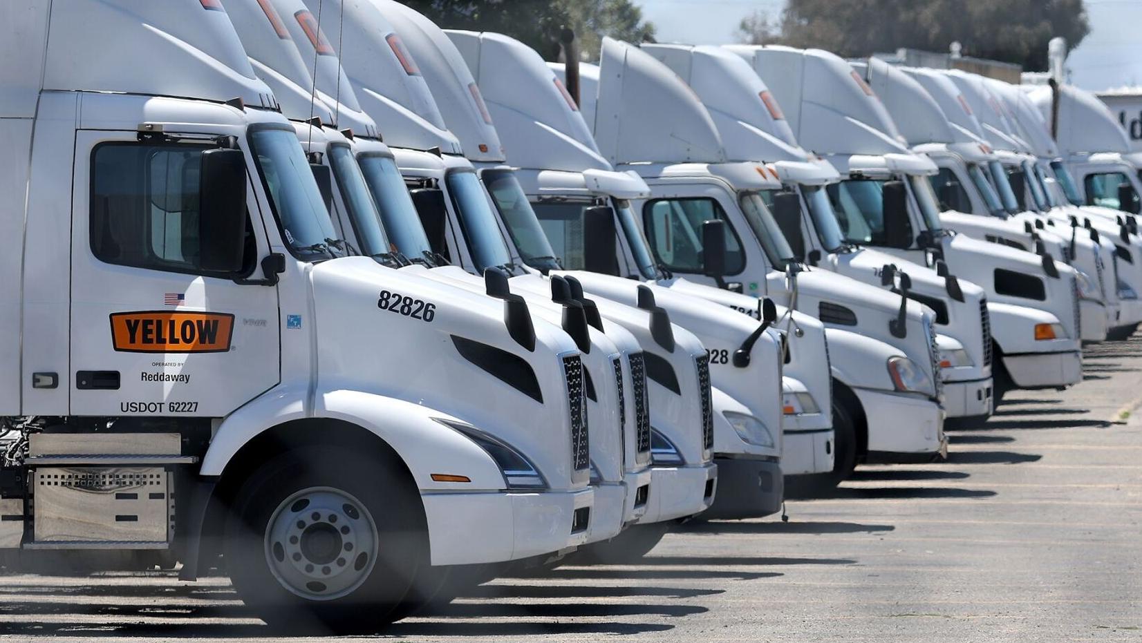 Yellow Corp. trucks